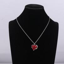 Fashionable And Beautiful Simulate Sword Heart Necklace Set Elegant Men And Women Sweater Chain Collarbone Chain Couple Gift