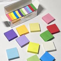 11Pcs/Set Fluorescent Color Sticky Notes Posted It Note Pads Planner Stickers Notepad Memo Pad For School Office Supplies 1BOX yellow