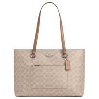 Coach Stoties 35 Prekės ženklo Spausdinimo Rankinė Moteriškos Rankinės Smėlio-Geltonos Pilkai-Rudos CCD69-SVPWH Basic Set (Bag+Dust Bag) beige