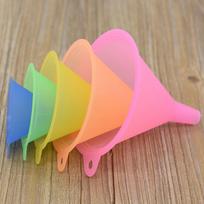 5Pcs Colorful Kitchen Funnel Set Universal Plastic Funnels for Cooking Baking Workshop