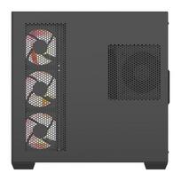 Kompiuterio korpusas - darkFlash C280 Midi Tower, 7 ventiliatorių, grūdintas stiklas, juodas