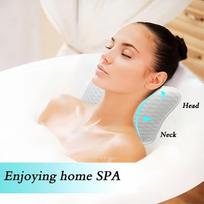 Bathtub Pillow Neck Support Suction Cup Headrest Bathtub Pillows For Head And Neck For Women Men Mother Father Him Her Friends China Mainland beige