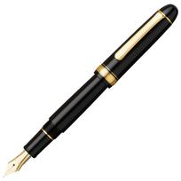 Platinum Fountain Pen UEF Extra Fine Nib Black in Black Century Imported #3776 PNB-15000 1-9 (Genuine Product)