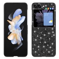 Applicable to Samsung zflip7 mobile phone case electroplating diamond glitter sticker skin zflip4 anti-drop folding screen protective case Z6 Z Flip3 juoda