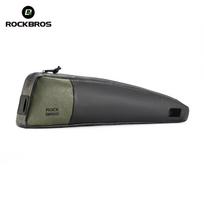ROCKRBOS Bicycle Top Tube Bag Large Capacity Tyvek Upper Tube Bag Lightweight Bike Front Frame Bag Bikepacking Travel Luggage