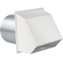Galvanized Steel Vent Hood for Wall Mount with Steel Mesh Screen and Spring Loaded Damper for Animal Protection balta