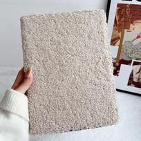 Plush Tablet Case for IPad A16 11 12 th Pro M5 Air 11 5 6 7 8 9 10 th Air Mini 7 6 M4 M3 M2 10.9 10.5 10.2 inch Shockproof Cover Stand iPad Air6 11 2024 pilka spalva