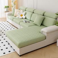 Vandeniui atsparus ir kačių nagams atsparus sofos užvalkalas vasaros pagalvėlių rinkinys, universalus keturiems sezonams. 45*45 pillowcase pilkšvai balta