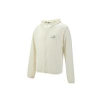 Puma Logotipo Spaudinys Užtraukiamas Su Gobtuvu Unisex Striukės Grynai Baltas 671926-65 white