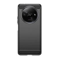 For Cover Xiaomi Redmi A3 Case Redmi A3 Capas Shockproof Armor Phone Bumper Back TPU Soft Carbon Fibre Cover Redmi A3 A 3 Fundas For Redmi A3 juoda
