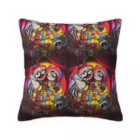 The Amazing Digital Circus Tv Series Square Pillow Covers Seat Cushion Cover Creative Decorative Throw Pillow Case 30x30cm smėlis