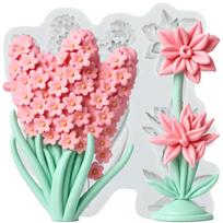 Flower Silicone Molds Flower Leaf Fondant Mold Cake Decorating Tools Cupcake Topper Chocolate Candy Craft Gum Paste Polymer Clay