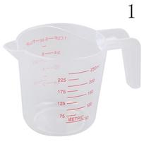 Aukštos kokybės plastikinis matavimo ąsotis, didelės talpos taurė 250/500/1000 ml 250ML