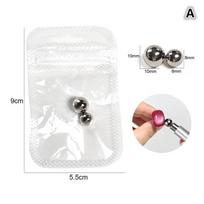 Magnetinis lazdelė su dviem galais katės akies geliniam lakui, nagų magnetinis įrankis, magnetinis rašiklis, nagų dailės dizainas, blizgučių efektas, manikiūro įrankiai beige