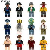 Spell music dolls children's toys city police astronauts Figures Assemble Toys Creeper for Kids Educational Toys  toys for girls
