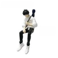 14,5-17cm Jujutsu Kaisen Anime Figūrėlė Makaronų Kamštelis Gojo Satoru Veiksmo Figūrėlė Fushiguro Megumi Figūrėlė PVC Modelis Žaislai Dovana gray