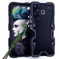 Xiaomi POCO F6 Metal Mobile Phone Case Protective Case Shockproof and Drop-proof Mechanical Model Xiaomi poco f6 juoda