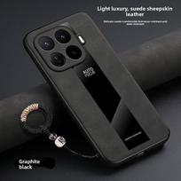 Skirta Xiaomi 17T/17T Pro dėklas Premium avikailis Antikvarinio stiliaus rankenos lynelis Neslystantis smūgiams atsparus dangtelis Skirta Xiaomi 17 T/17T Pro Funda Xiaomi 17T juoda