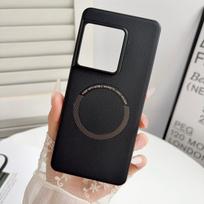 For Sony Xperia 1 VIII Case Stylish Vegan Leather Textured Magnetic Anti-Slip Shockproof Cover For Sony Xperia 1 VIII Funda Sony Xperia 1 VIII juoda