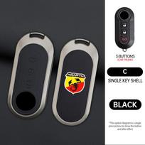GGBFQ1 Cinko lydinio Automobilio Nuotolinio Valdymo Išmaniojo Rakto Dėklas Dangtelio Korpuso Apsauga Fiat Abarth Toro Tipo Stilo Doblo 500X Punto Raktų Pakabuko Aksesuarai