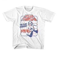 Megaman Blue Bomber Kanji Kids T Shirt XXL
