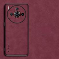Prabangus matinis PU odinis telefono dėklas, skirtas Nubia Z60S Pro Z50S Z50 Z60 Ultra Z40 Pro silikoninis smūgiams atsparus buferio dangtelis For Nubia Z60 S Pro raudona