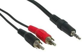 Good Connections Geros jungtys RCA laidai 1.5m kištukas - jack kištukas stereo juodas