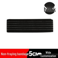 Self-Adhesive Sports Compression Wrap for Wrist, Elbow, Knee, Ankle, Waist, and Thigh Support 40CM x 5CM [Wrist Support] black