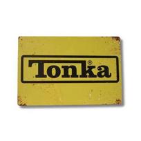 Tonka Tin Sign Toy Trucks Vintage Man Cave Boys Room Decor 20x30cm（7.8x11.8inch）