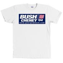 Bush Cheney 04 Respublikonas George W 2004 Marškinėliai NAUJAS SU ETIKETĖMIS Unisex Marškinėliai XL