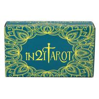 IN2IT Tarot kortų kaladė su raktiniais žodžiais Tarot kortos Oracle kortos pradedantiesiems, praktikantams, kiekvieno lygio stalo žaidimas žaislas beige