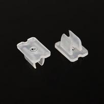 50 vnt. 6*12 mm LED juostos tvirtinimo spaustukai jungtis 2835 neoniniam apšvietimui tvirtinti 220V COB plastikinė sagtis aukštos kokybės lankstūs priedai