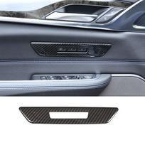 For BMW 5 Series G30 2018-,Steering Wheel,Dashboard,Console Gear Shifter,Panel Sticker,Car Interior Carbon Fiber Trim Cover 15
