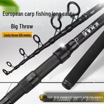 Telescopic Ultra-Hard Carp Fishing Rod Set with Large Guides for Shore and Reservoir Casting 3.0m 2nd Gen Telescopic Rod juoda