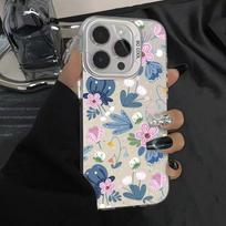 Nice Floral Case For Honor 200 Lite Smart 200Pro X7C Conque Shockproof Silver IMD For Honor 90 Lite 90 Pro Smart Back Cover Capa Honor 90 Lite