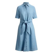 Midi suknelė moterims, Mėlyna, Wakana-elbow sleeve-day dress