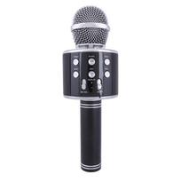 Wireless Bluetooth Microphone Handheld Ktv Mini Portable Speaker Usb Playerfor Home Parties And Events juoda