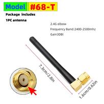 2.4G Antenna 1PC Signal Booster 3dbi or 4dbi External High Gain Amplifier for Motherboard Network Card Car Mointor Backup Camera 1PC-C