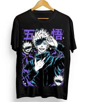 Gojo Satoru TShirt Jujutsu Kaisen Sukuna Megumi Itadori Horror Shirt Black S
