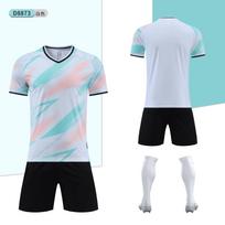 Children's football jersey suit Boys and girls sports training clothing Short-sleeved football jersey for primary and secondary school students 4XS