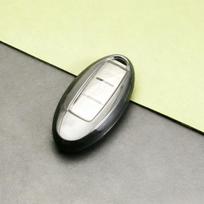 Transparent Black Tpu Fit For Nissan Tiida Qashqai J11 J10 Micra Kicks Altima X-Trail Navara Leaf Note Sentra Murano Auto Key Fob Cover