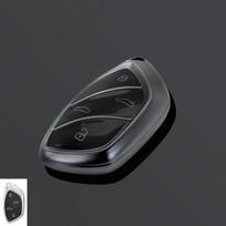 Tpu Auto Smart Key Fob Cover Case Housing Key Ring Fit For Roewe Rx5 I6 I5 Rx3 Rx8 Erx5 Mg Zs Ev Mg6 Ezs Hs Ehs Marvel X Marvel R black
