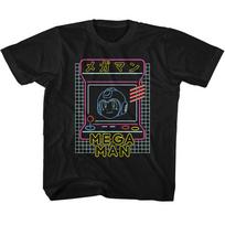 Megaman Neon Arcade Kids T Shirt XXXL