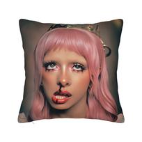 M-Melanie M-Martinez Hades Pillow Case Fashion Pillow Cover Comfy Pillowcases For Living Room Chair Peach skin 18*18(CM)-1Pcs