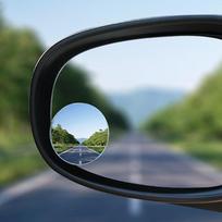 Automobilio 360 laipsnių reguliuojamas HD galinio vaizdo išgaubtas veidrodis, skirtas automobilio atbulinės eigos plataus kampo transporto priemonės aklosios zonos veidrodžiui