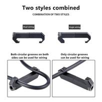 3Pcs/Set Wire Guide System Cable Management Rail Cover Picatinny Rail Handguard Wire Guide Tail Fixed
