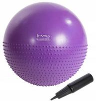 Naujas gimnastikos kamuolys HMS YB03, 55 cm, violetinis