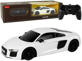Rastar Radijo bangomis valdomas automobilis Audi R8 1:24, baltas