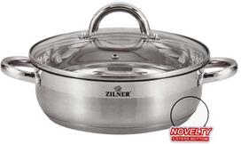 NERŪDIJANČIO PLIENO PUODAS BLOKAS 4,5L 26CM ZILNER ZL-7404