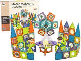 3D magnetinis konstruktorius Lean Toys Ferris Wheel, 155 d.